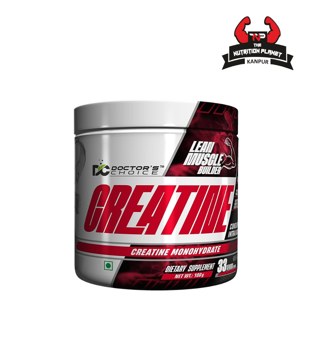 DC DOCTORS CHOICE Creatine Monohydrate, Highest Grade, Fast Dissolving & Rapidly Absorbing Creatine helps Muscle Endurance & Recovery 33 Serving 100